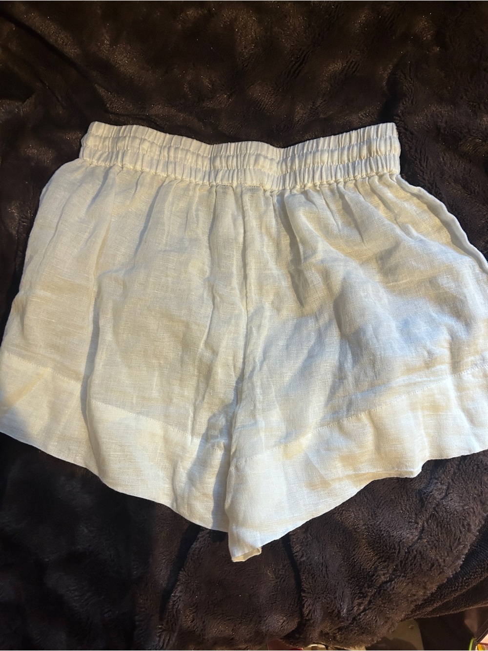 Polo by Ralph Lauren White Linen-Blend Drawstring Shorts - Picture 3 of 4